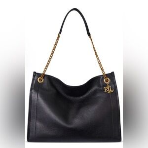 Lauren Ralph Lauren
Bradley Large Pebbled Leather Tote Bag